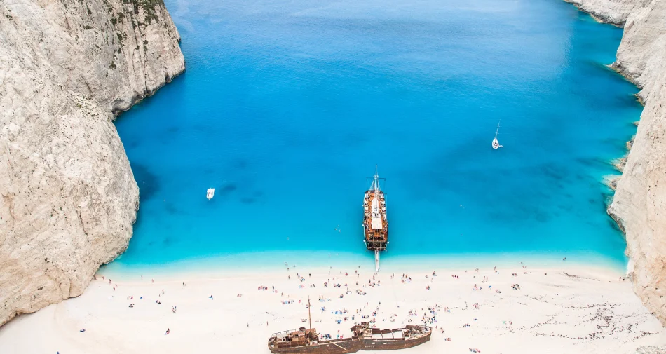 Plaża Navagio na Zakynthos