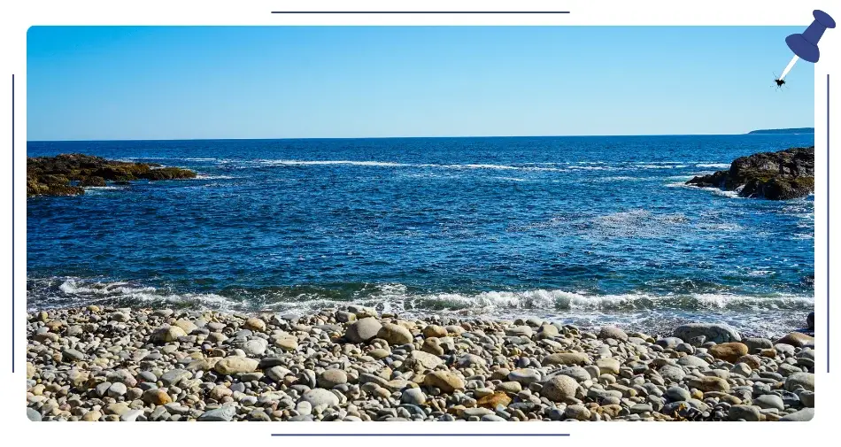 Kamienista plaża
