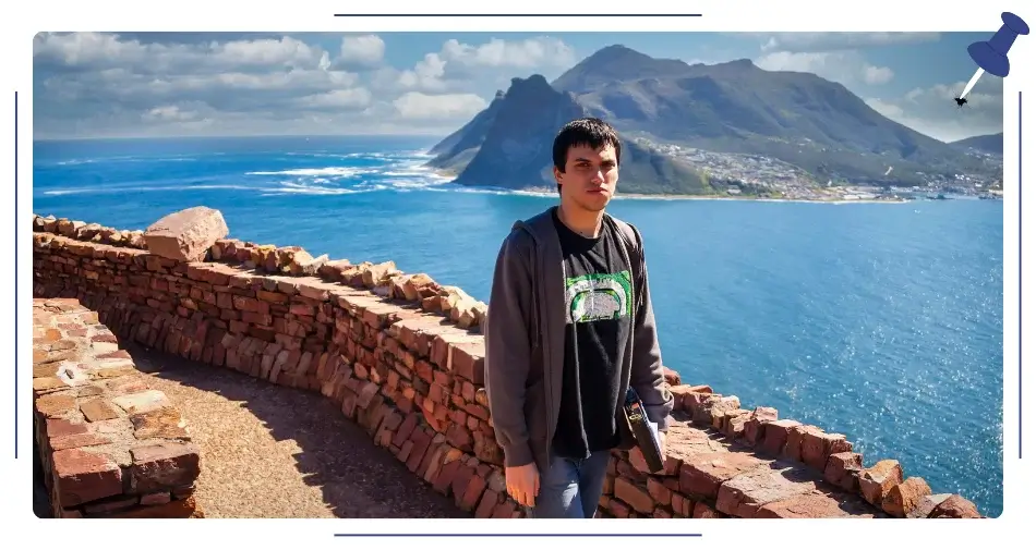 Turysta w Cape Town