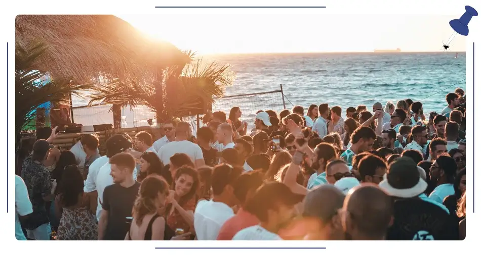 Dj set na plaży