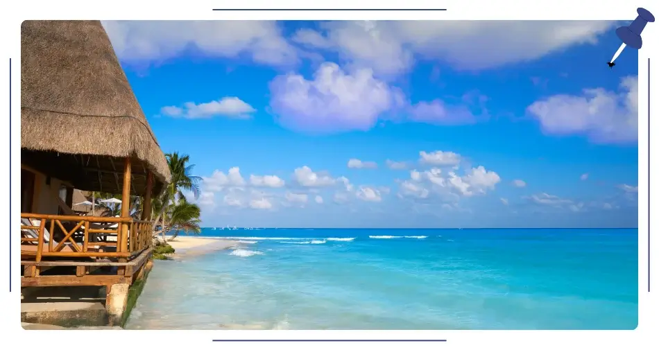 Plaża w Playa del Carmen, Meksyk