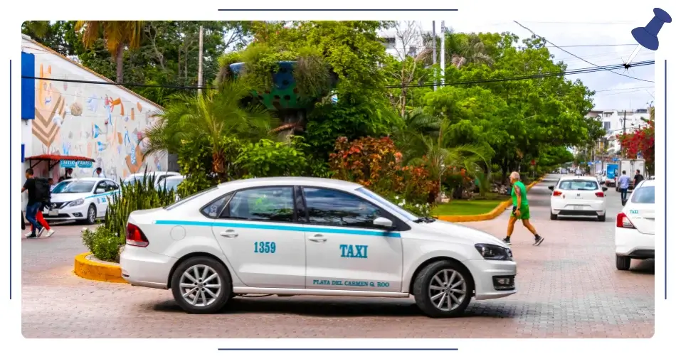 Oficjalna taksówka w Playa del Carmen