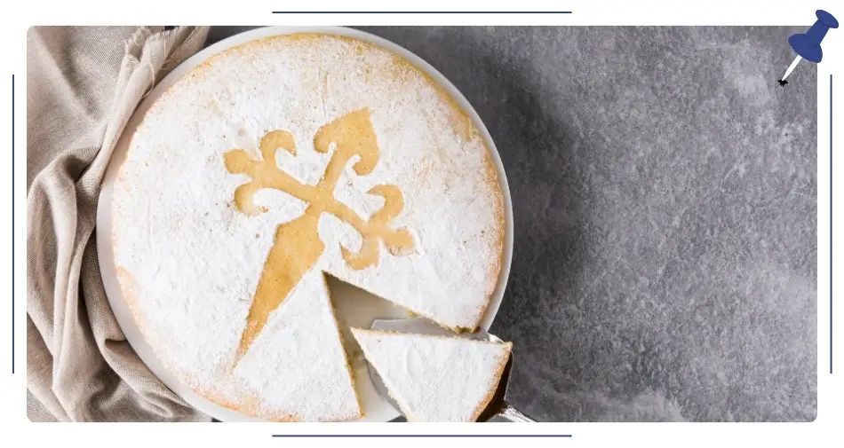 Tarta de Santiago, słodycze z Hiszpanii